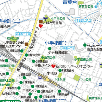 所沢市避難所マップ