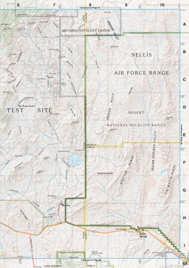 Nevada Atlas & Gazetteer Page 65