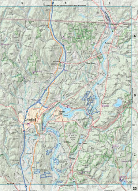 Massachusetts Atlas & Gazetteer Page 23