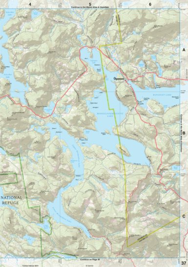 New Hampshire/Vermont Atlas & Gazetteer Page 37