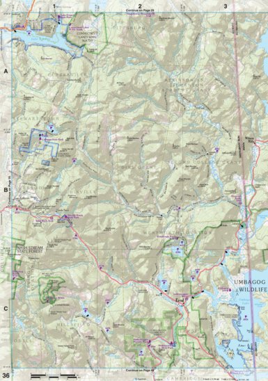New Hampshire/Vermont Atlas & Gazetteer Page 36