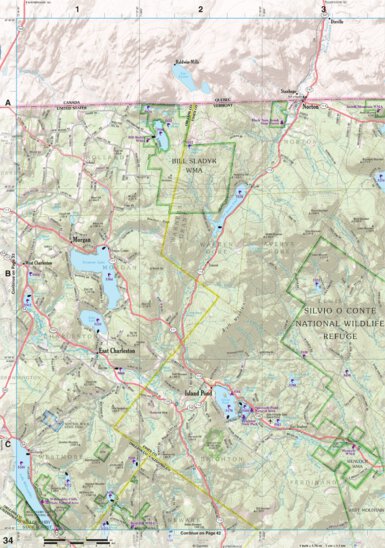 New Hampshire/Vermont Atlas & Gazetteer Page 34