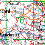 New Hampshire/Vermont Atlas & Gazetteer Overview Map