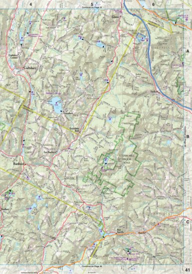 New Hampshire/Vermont Atlas & Gazetteer Page 41
