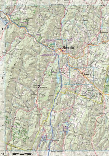 New Hampshire/Vermont Atlas & Gazetteer Page 48