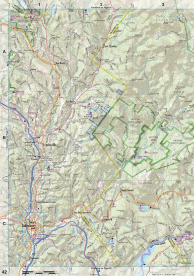 New Hampshire/Vermont Atlas & Gazetteer Page 42