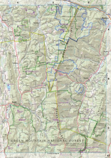 New Hampshire/Vermont Atlas & Gazetteer Page 47