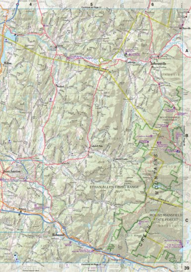New Hampshire/Vermont Atlas & Gazetteer Page 39