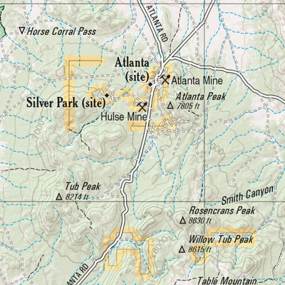 Nevada Atlas & Gazetteer Page 57