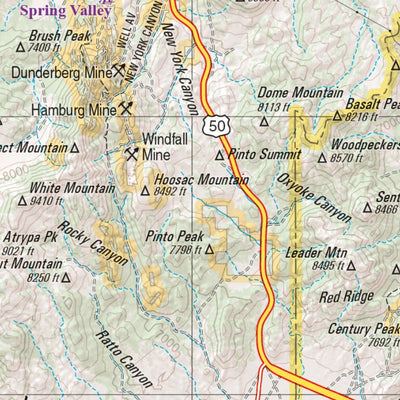 Nevada Atlas & Gazetteer Page 47