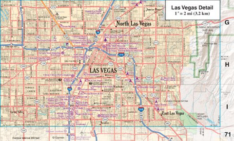 Nevada Atlas & Gazetteer Page 71 Inset