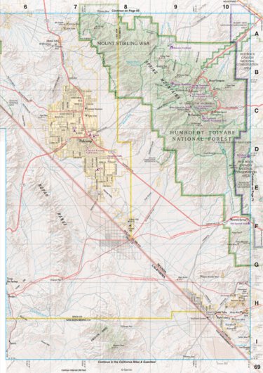 Nevada Atlas & Gazetteer Page 69