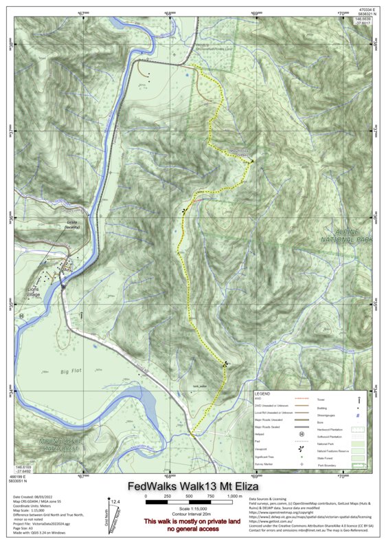 Mount Elizabeth Map.pdf Fed Walks 2021 Walk13 Mt Eliza Map by Martin Norris | Avenza Maps