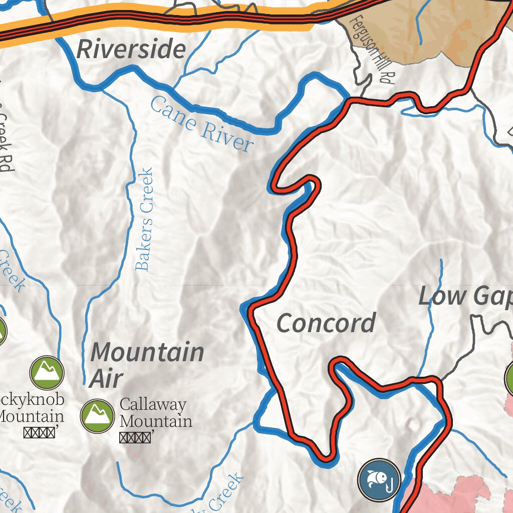 ExploreBurnsville/Yancey County NC Visitor Activity Map by