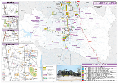 紫波町公共交通マップ