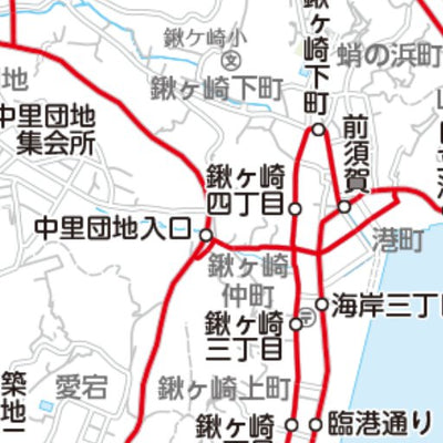 岩手県バス路線図「宮古」