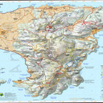Aegina Island, Saronic, [Hiking Map 1:25.000]