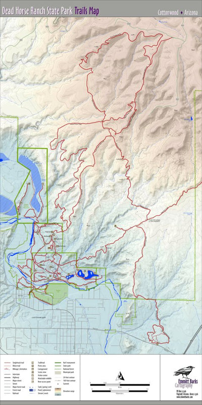 Dead Horse Ranch State Park Trails Map