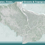 Water, Trees, Streets and Topography (OregonMetro)