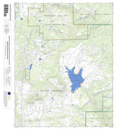Groundhog Reservoir, Colorado 7.5 Minute Topographic Map