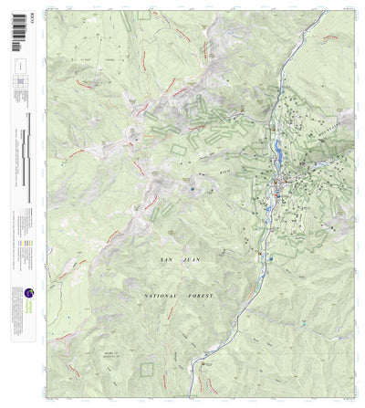 Rico, Colorado 7.5 Minute Topographic Map