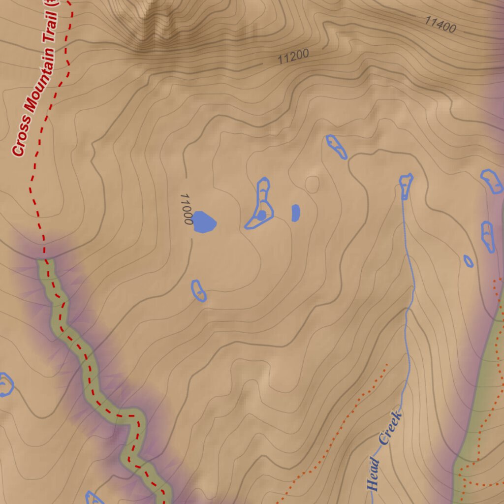 Mount Wilson, Colorado 7.5 Minute Topographic Map - Color Hillshade by ...
