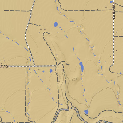 Cortez, Colorado 7.5 Minute Topographic Map - Color Hillshade