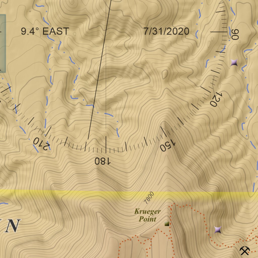 Cortez, Colorado 7.5 Minute Topographic Map Color Hillshade by Apogee