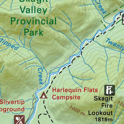 VCBC06 Skagit Valley - Vancouver Coast & Mountains BC Topo