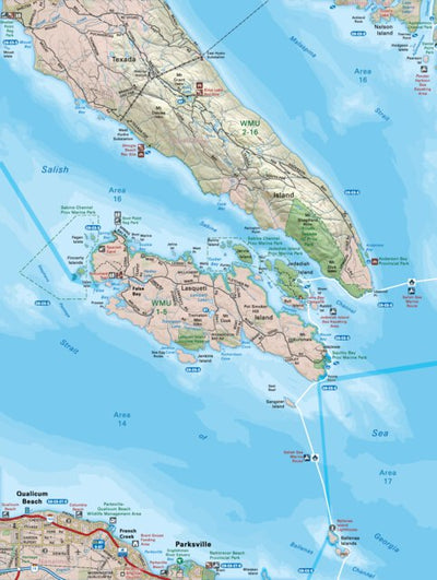 VCBC08 Texada Island - Vancouver Coast & Mountains BC Topo