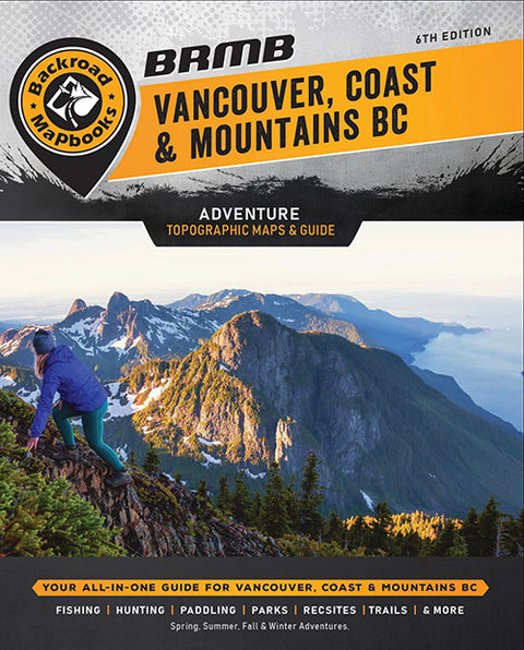 VCBC22 Squamish - Vancouver Coast & Mountains BC Topo