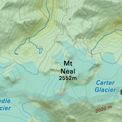 VCBC33 Pemberton - Vancouver Coast & Mountains BC Topo