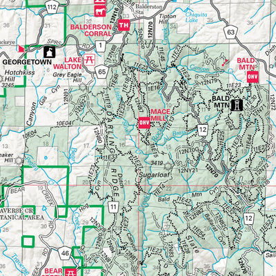 Eldorado National Forest Visitor Map