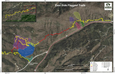 Jones Gap Expansion: East Side Flagged Trails