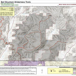 Mark Twain National Forest - Bell Mountain Wilderness Trails Map
