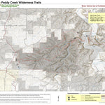 Mark Twain National Forest - Paddy Creek Wilderness Trails Map
