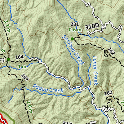Selkirk Mountains Trail Map