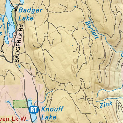 TOBC28 Barrière - Thompson Okanagan BC Topo Map