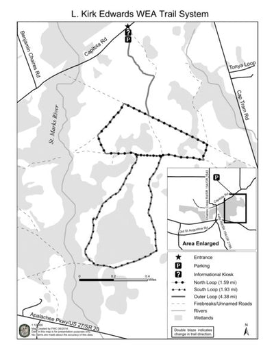 L. Kirk Edwards WEA Trail Map