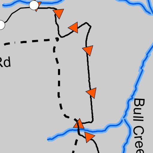 Herky Huffman/Bull Creek WMA Trail Map by Florida Fish and Wildlife Conservation Commission