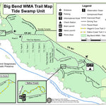 Big Bend WMA - Tide Swamp Trail Map