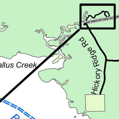 Big Bend WMA - Tide Swamp Trail Map