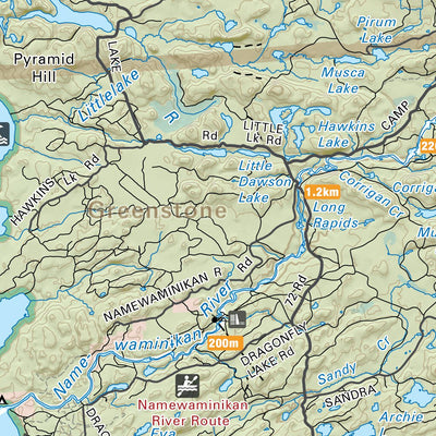 Lake Nipigon - Ontario Adventure Map
