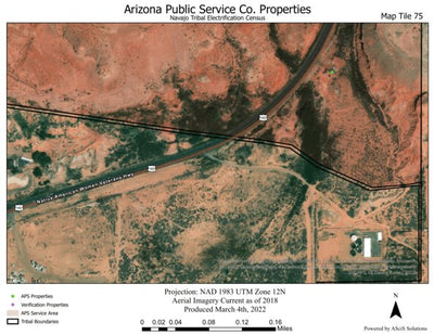 Tuba City 75 Map