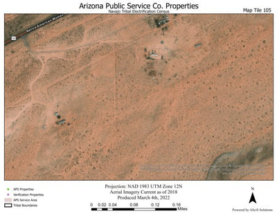 Tuba City 105 Map