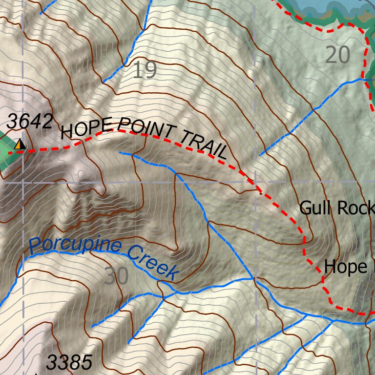 Hope West, North Kenai Peninsula, Alaska Map by BarnwellGeospatial ...