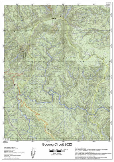 Falls Creek - Mt Bogong Circuit - Map 2/2