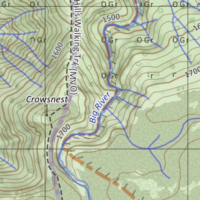 Falls Creek - Mt Bogong Circuit - Map 1/2