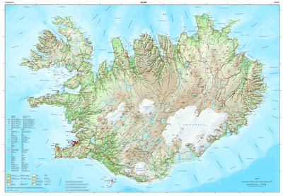 Iceland Touring Map 600 000 2022