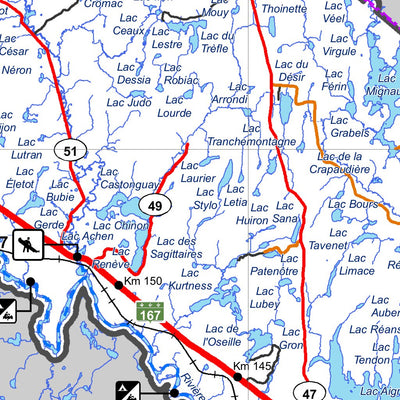 Réserve faunique Ashuapmushuan: Carte générale